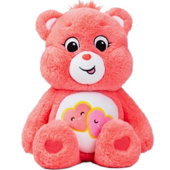 Care Bears - Love-A-Lot Bear - 9 Inch Bean Plush - Picture 1 of 2
